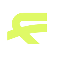 Light green stylized letter 