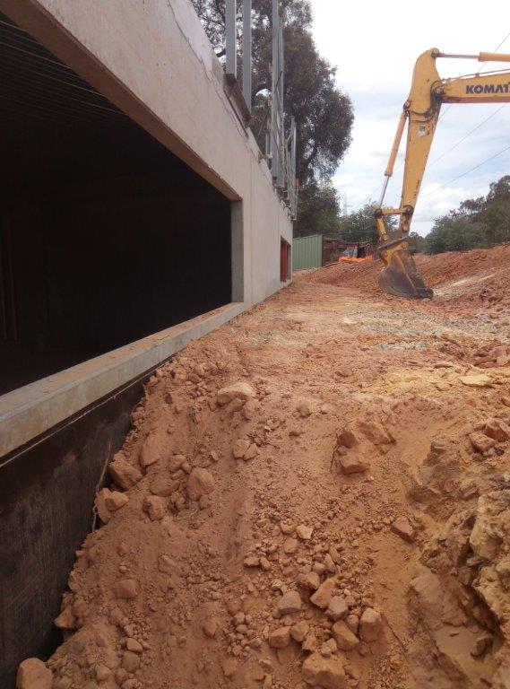 11. Backfill carefully