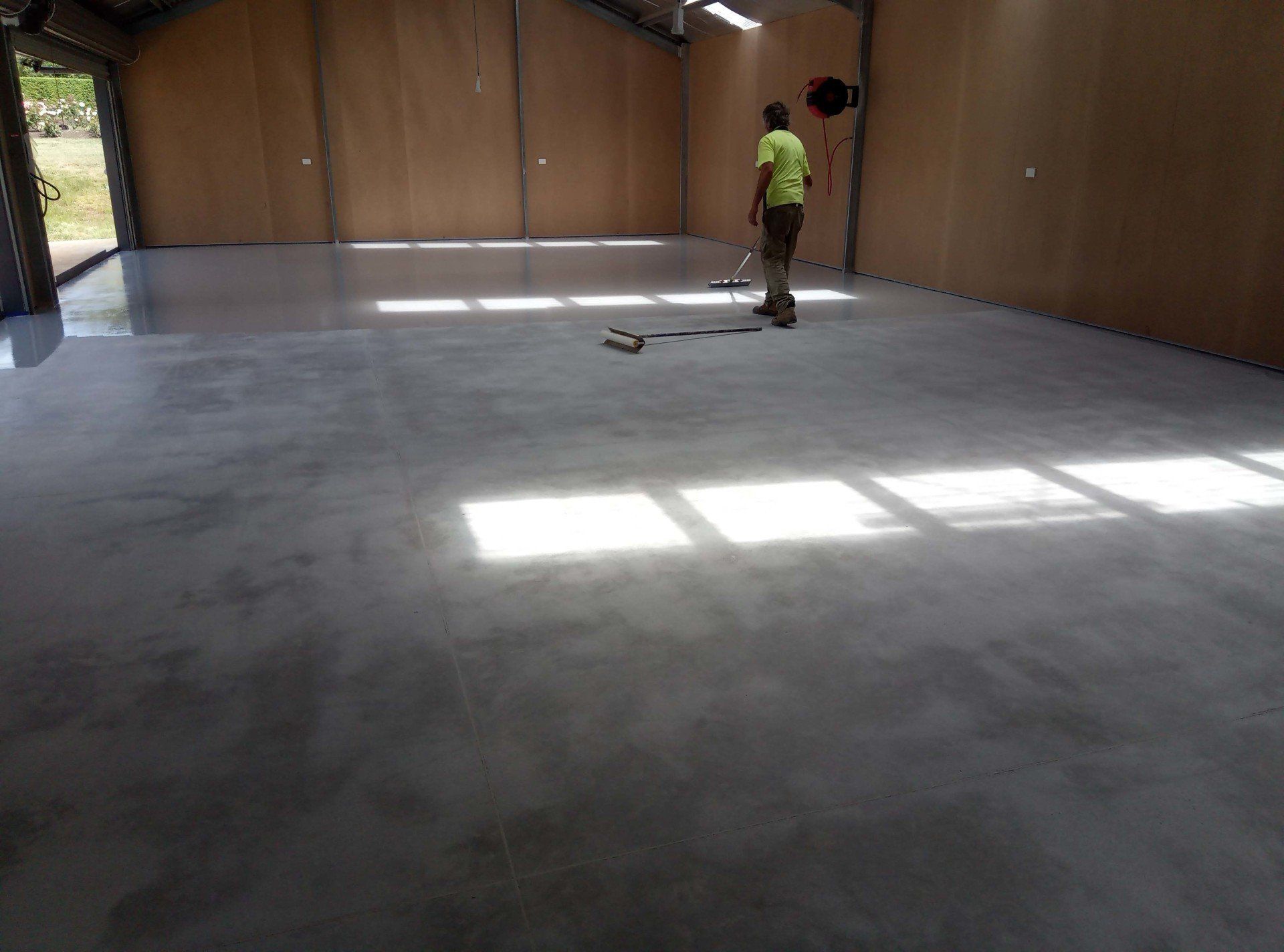 3. Applying 1st coat