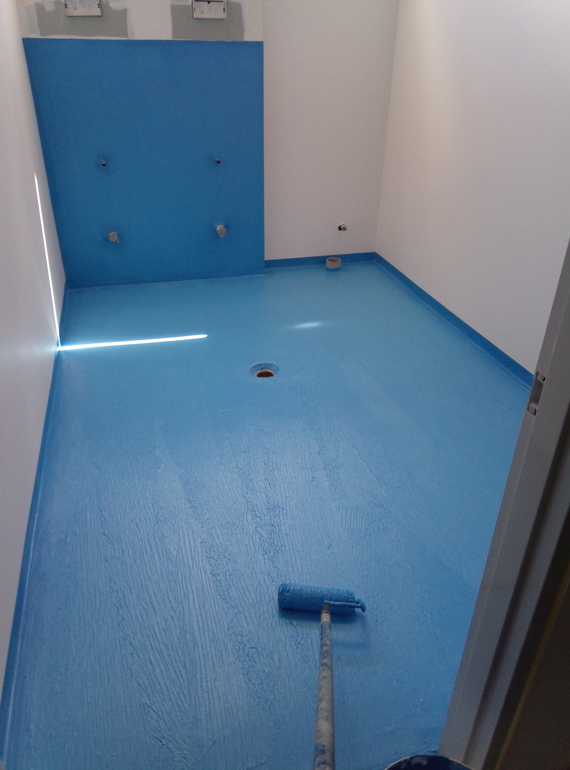 5. Apply waterproofer to required thickness