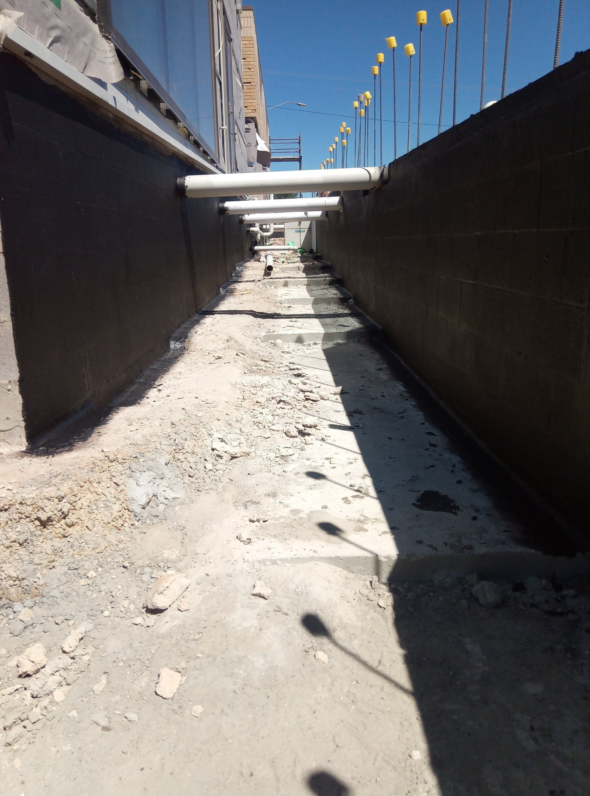 5 First coat Gripset applied