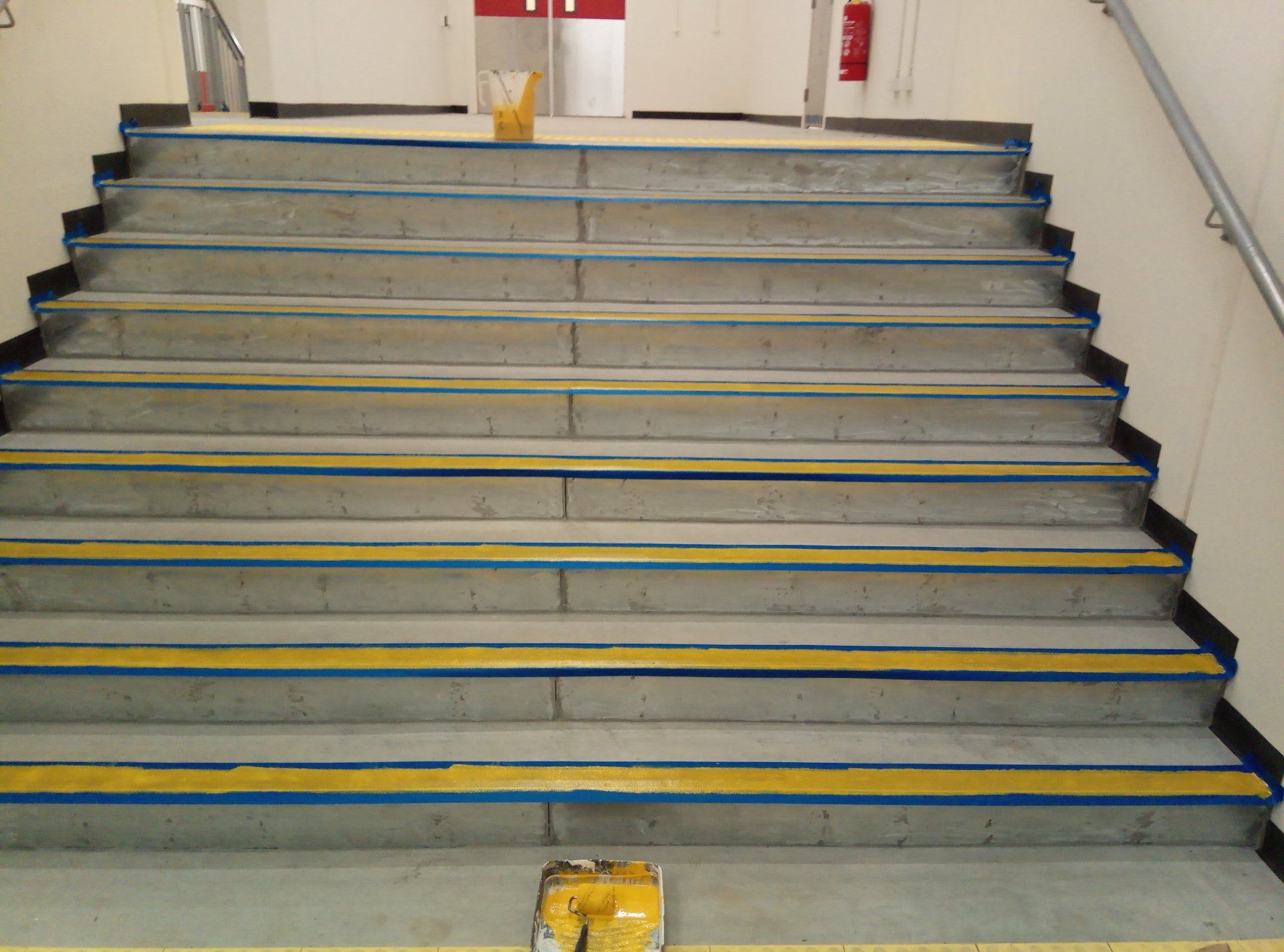 7. Mask and apply prime coat