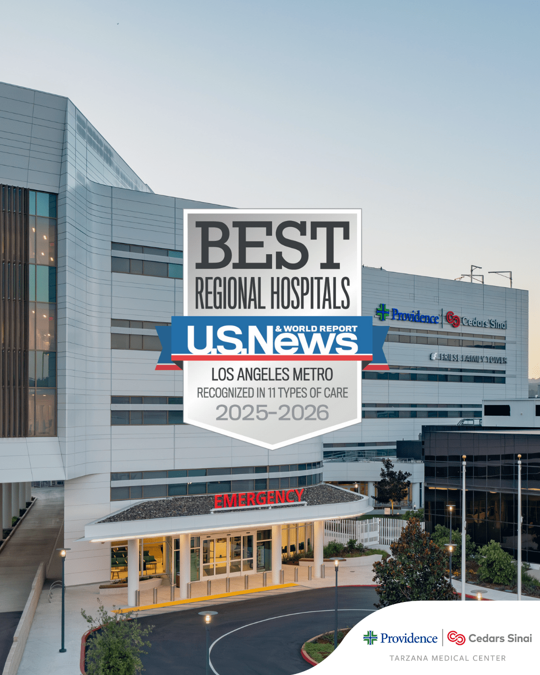 Hospital exterior with 