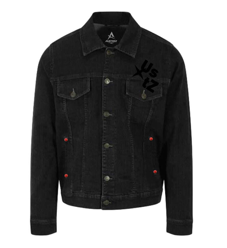 black Steez Baroque (Embroidered & Laser) front view
