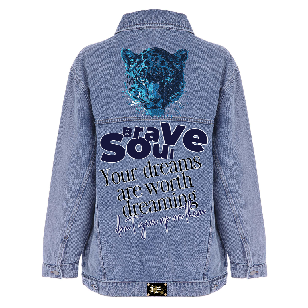Denim jacket with 