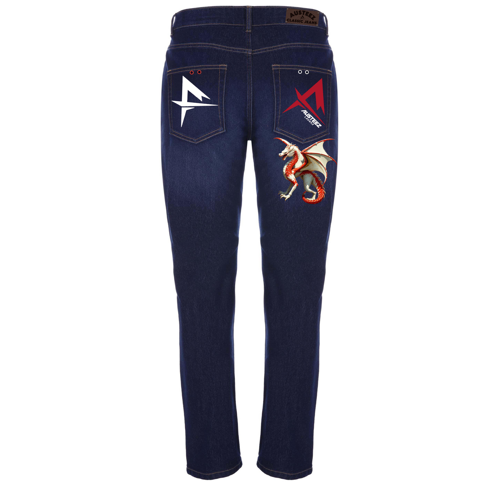 Dragon Stance blue denim pant
