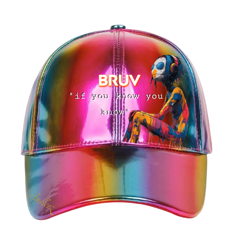 chill rainbow hat