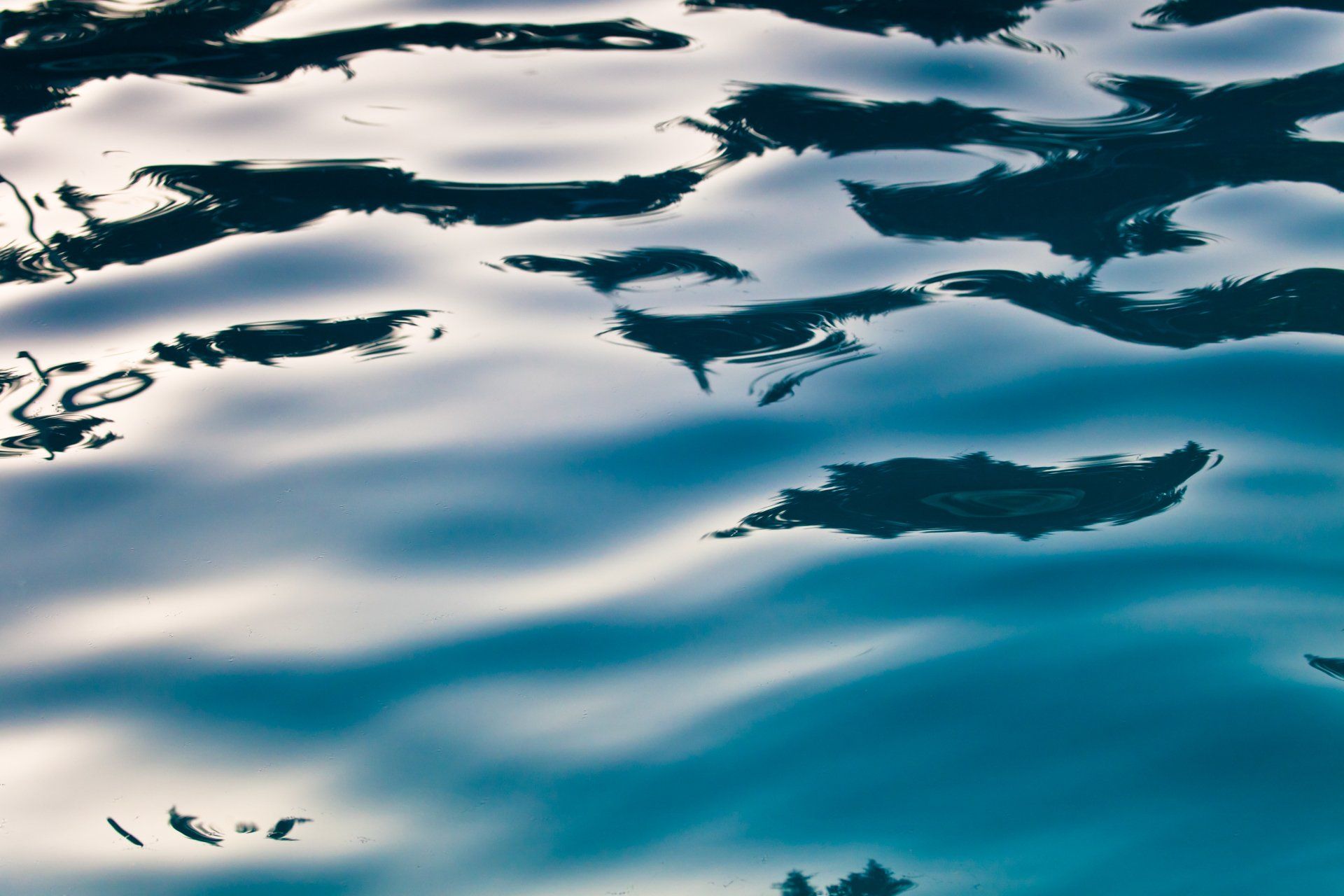 A close up of a body of water with waves