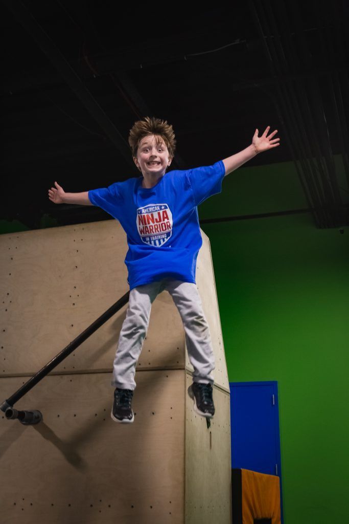 Boy with Ninja warrior t shirt