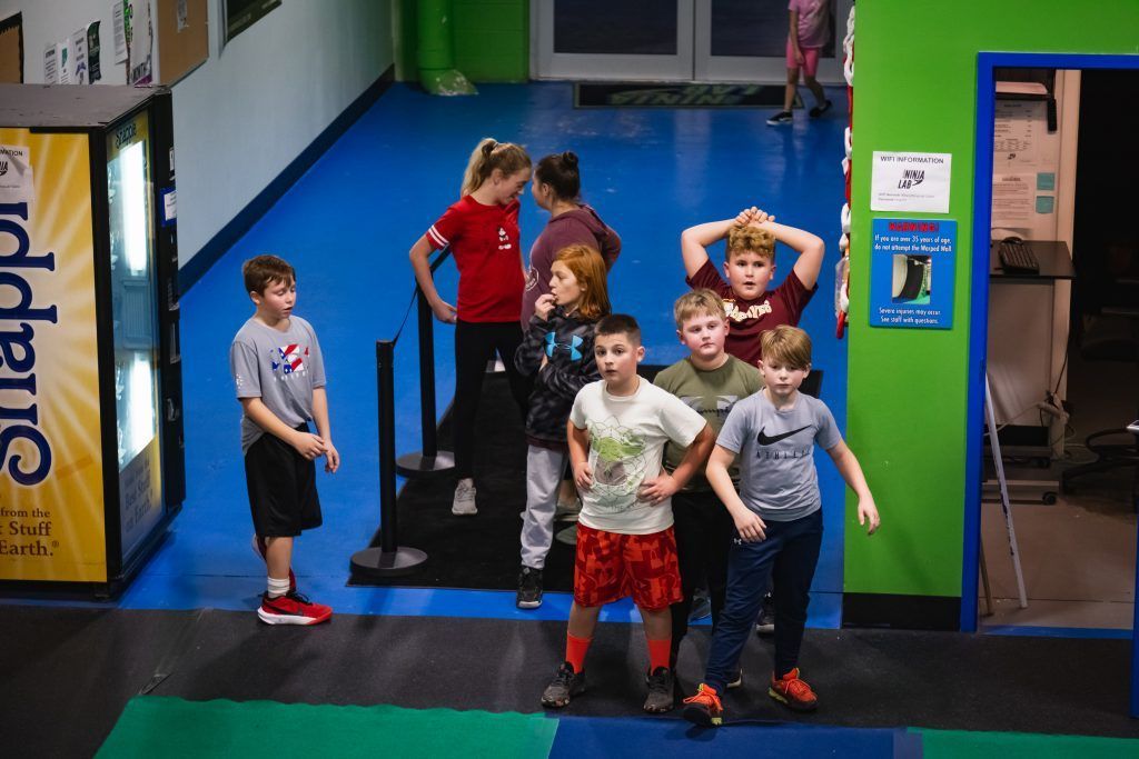 Group of campers ready to start the day