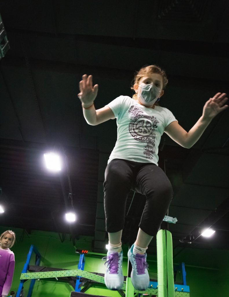 Girl at a summer camp