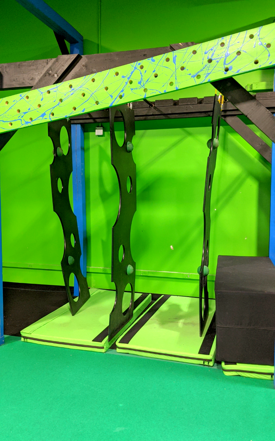 Peg Board and lache swiss cheese 