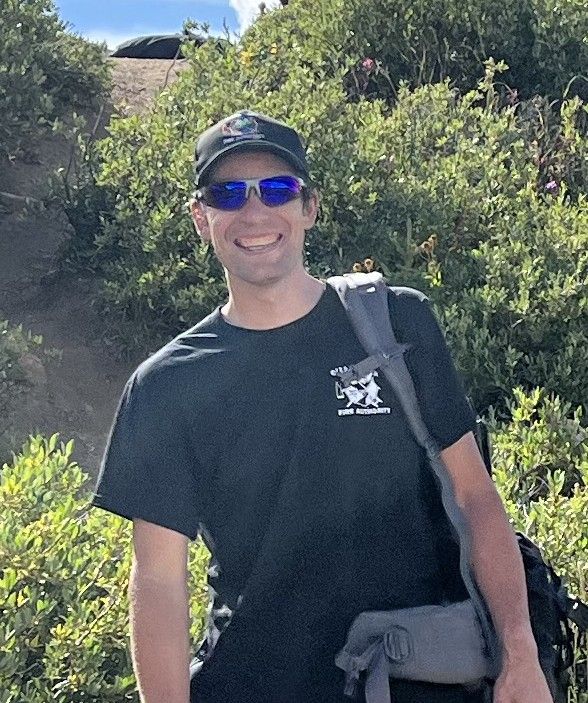 CCFA firefighter talking with a focused expression