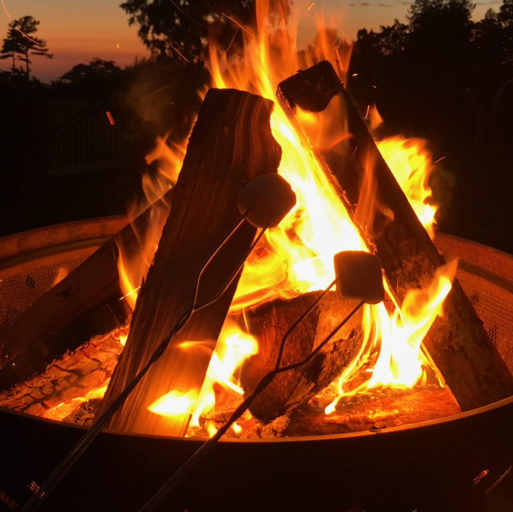 Fireplace providing warmth in a Clear Creek County home