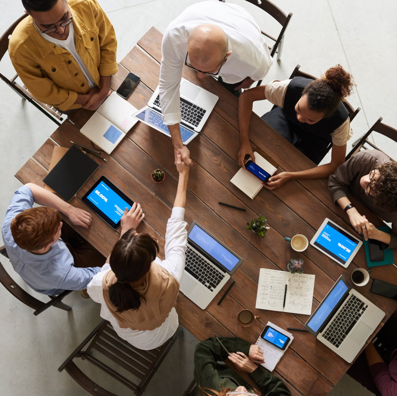 Group of people planning for volunteers at Clear Creek Fire in Colorado