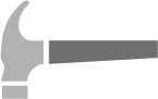 Marteau gris.