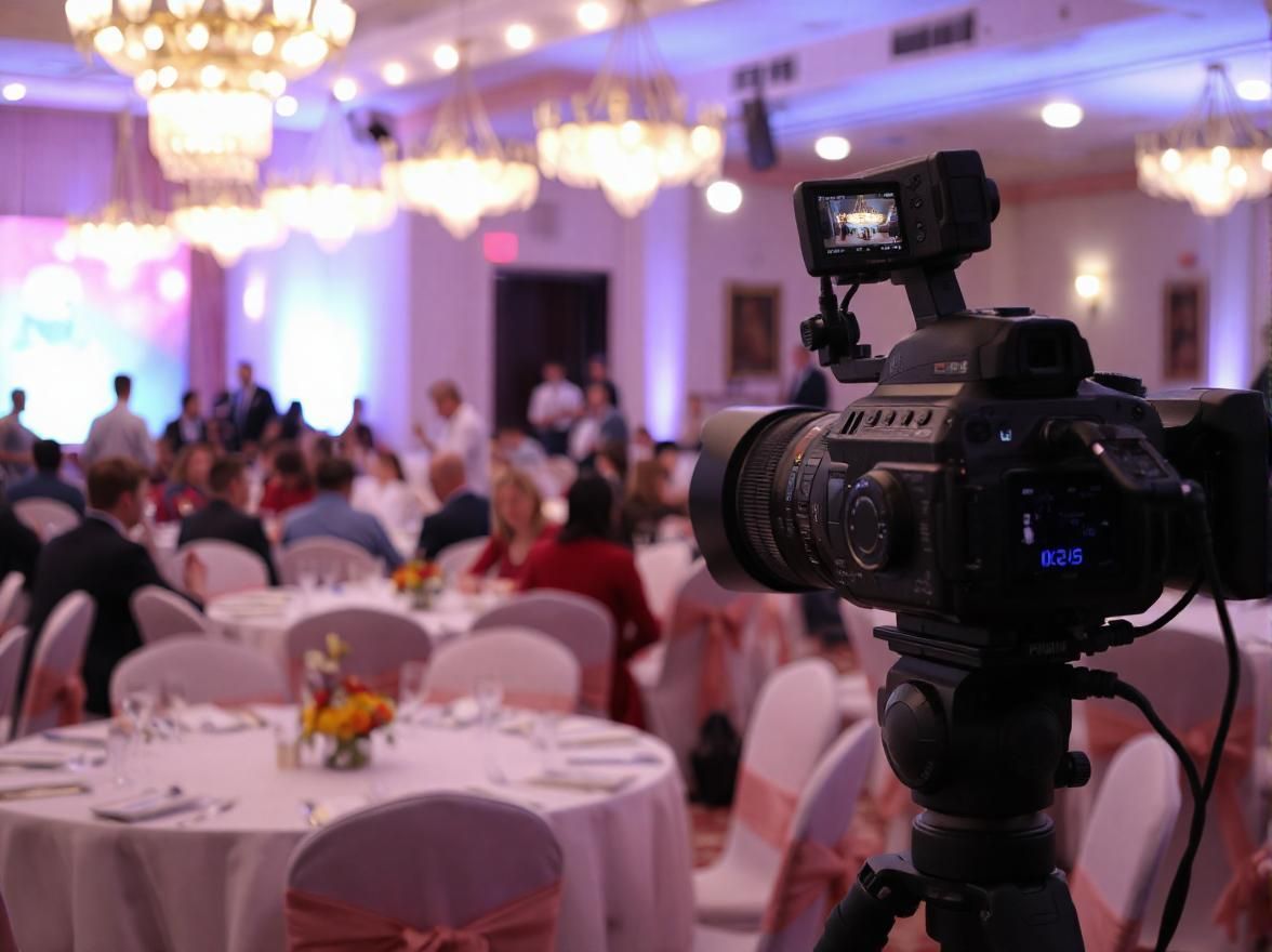 video camers recording in event