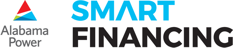 A smart financing logo for alabama power