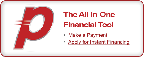 The all-in-one financial tool allows you to make a payment and apply for instant financing