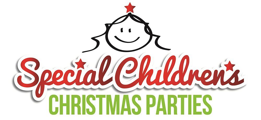 A logo for special children 's christmas parties