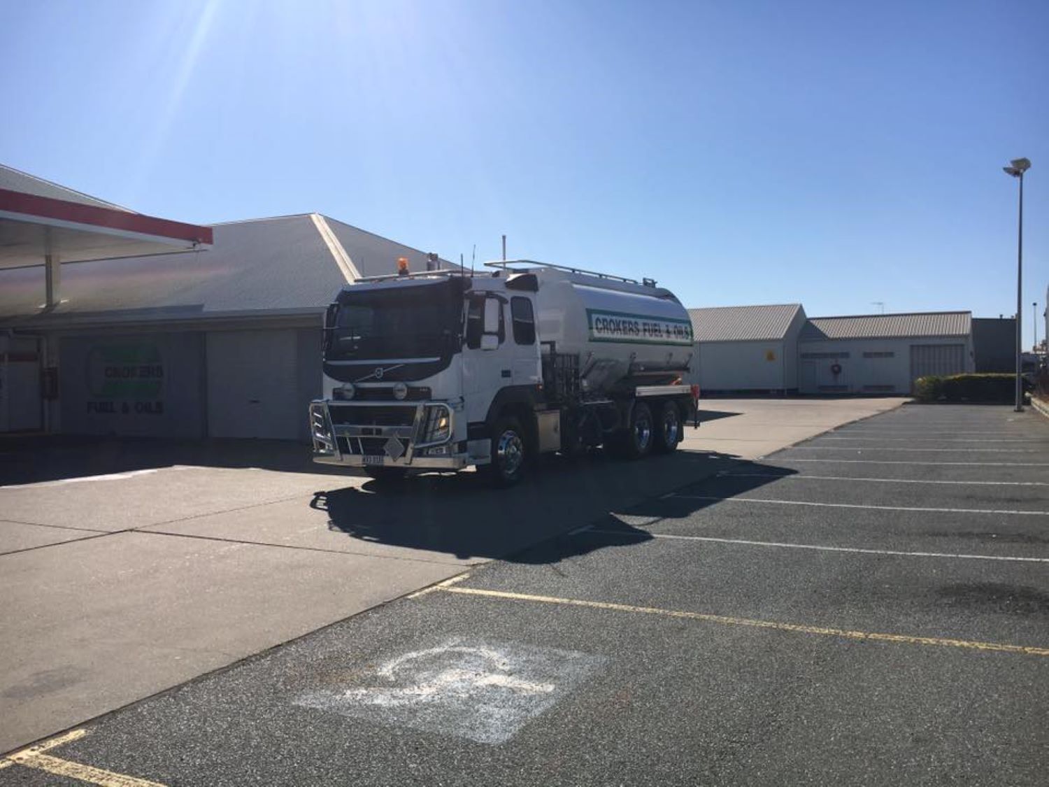 a mini tank truck— Crokers Fuel & Oils Pty Ltd in Paget, QLD