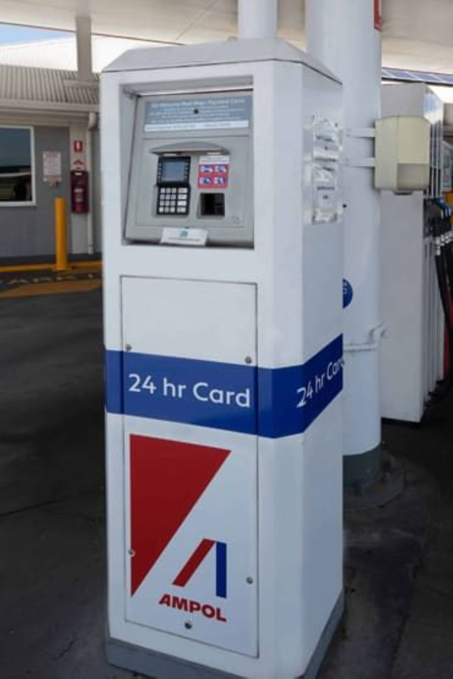 A Card Machine at a Gas Station — Crokers Fuel & Oils Pty Ltd in Paget, QLD
