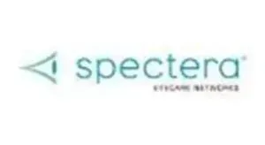 A logo for spectera eyecare network is shown on a white background.