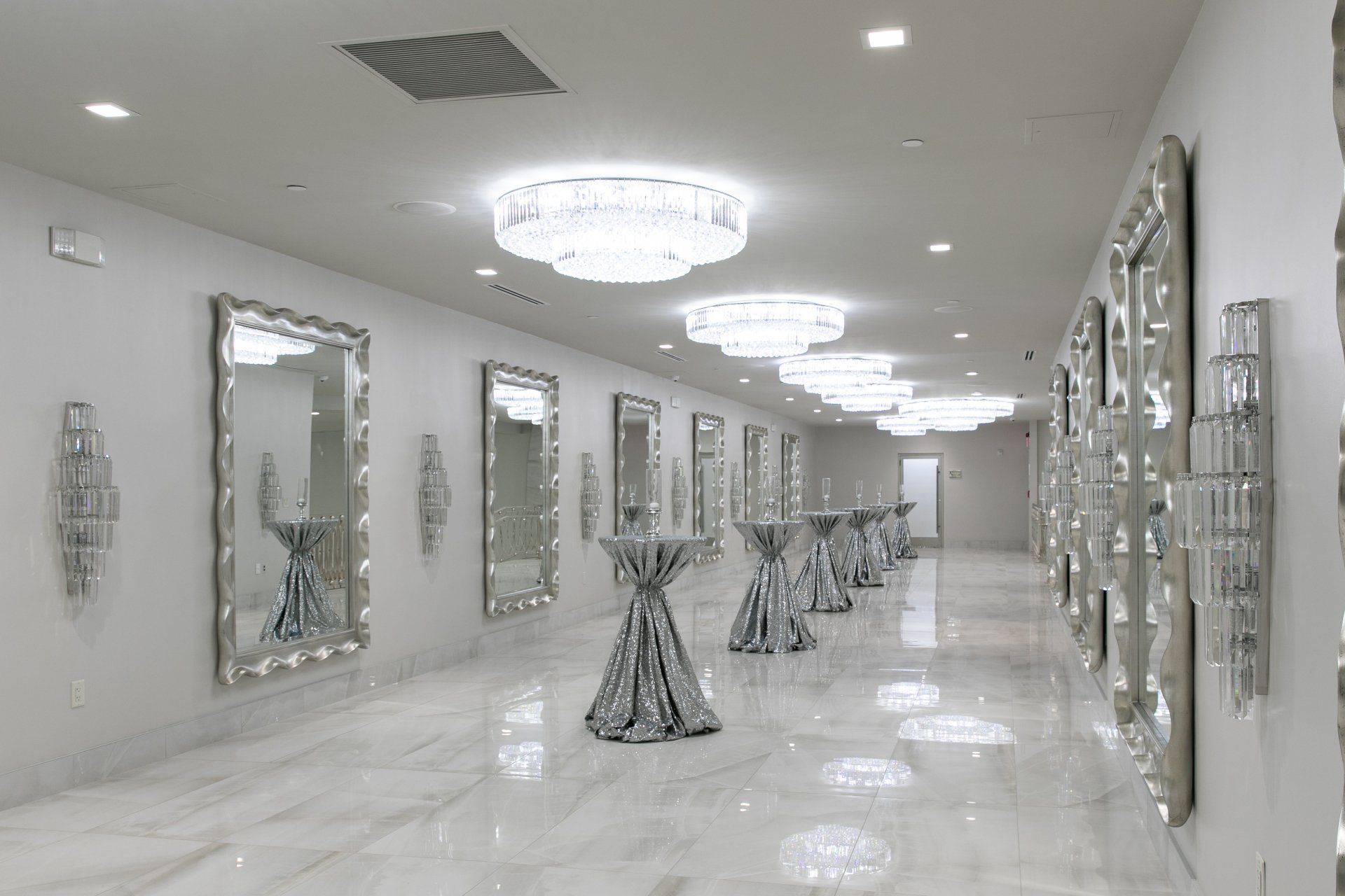 hallway leading to Bridal Suite at CrystalView