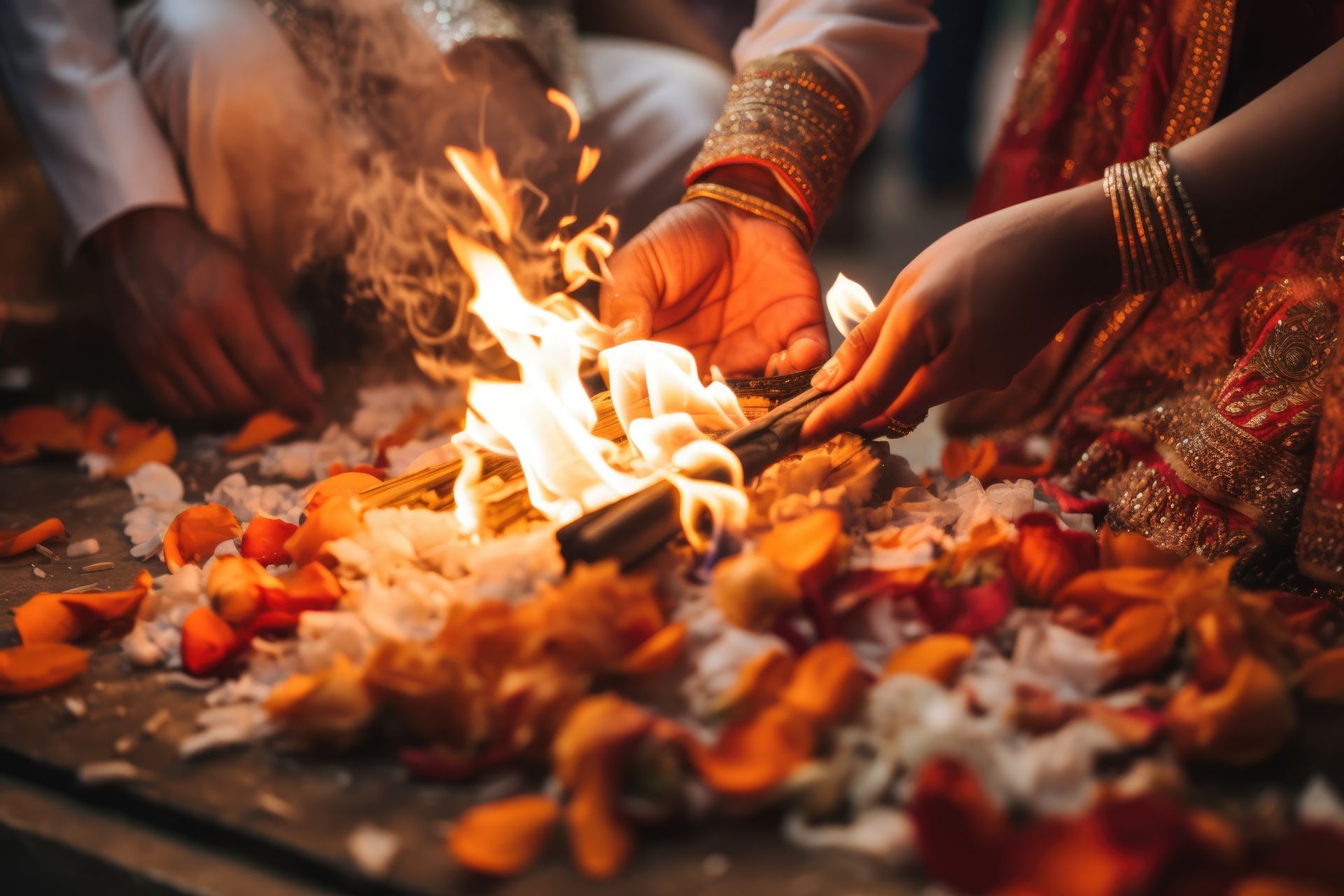 wedding venues accommodating fire rituals  