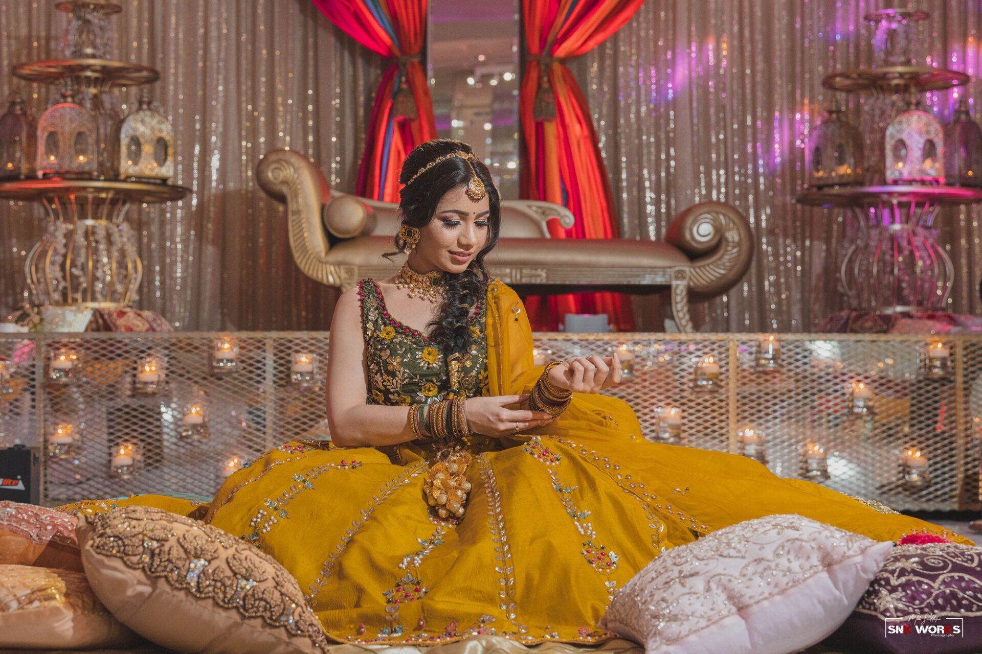 Indian wife of an Indian wedding at CrystalView Weddings