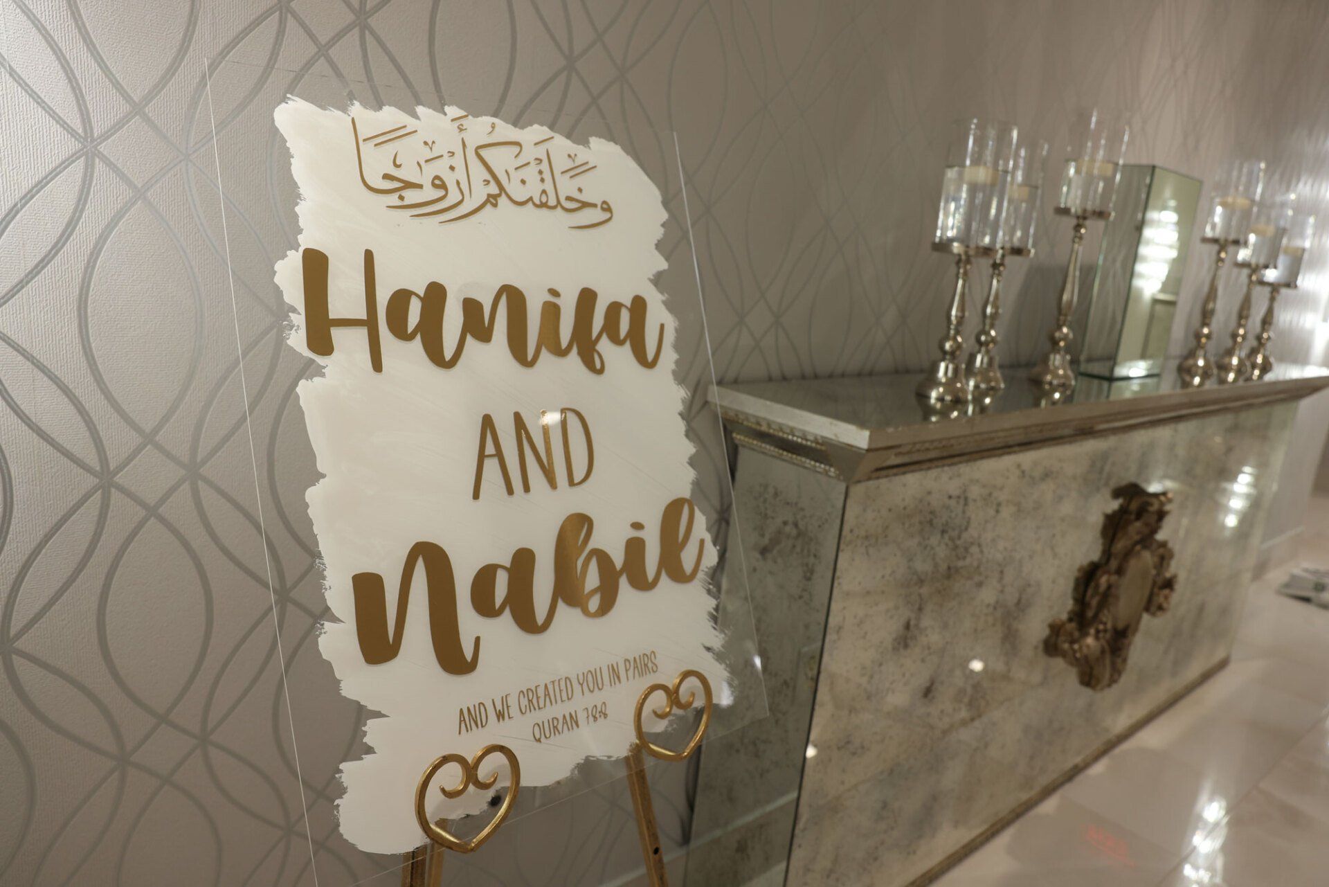 sign of an Indian wedding in Virginia