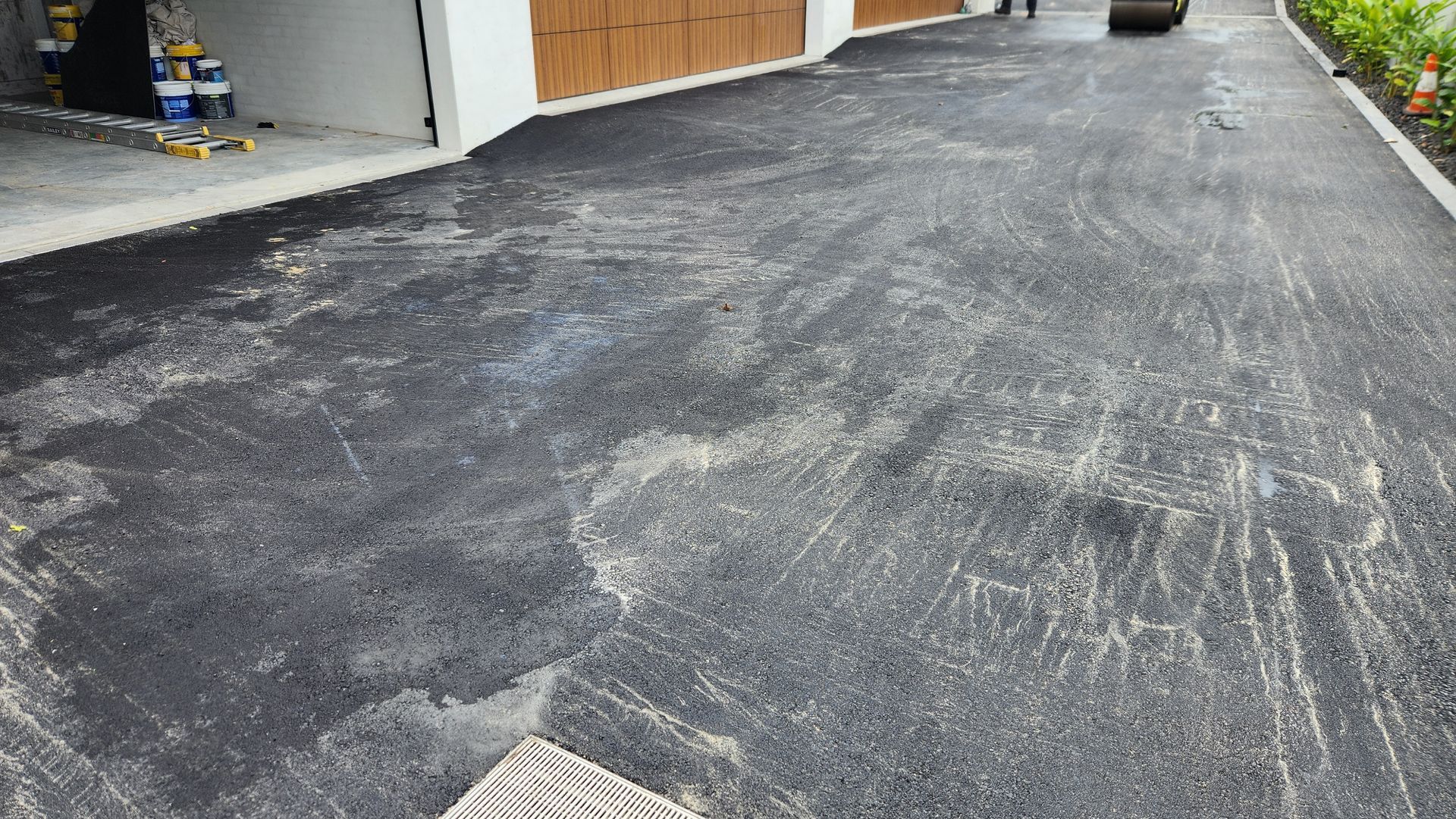 Newly Paved Asphalt Driveway — TAC Asphalt Services in Warners Bay, NSW