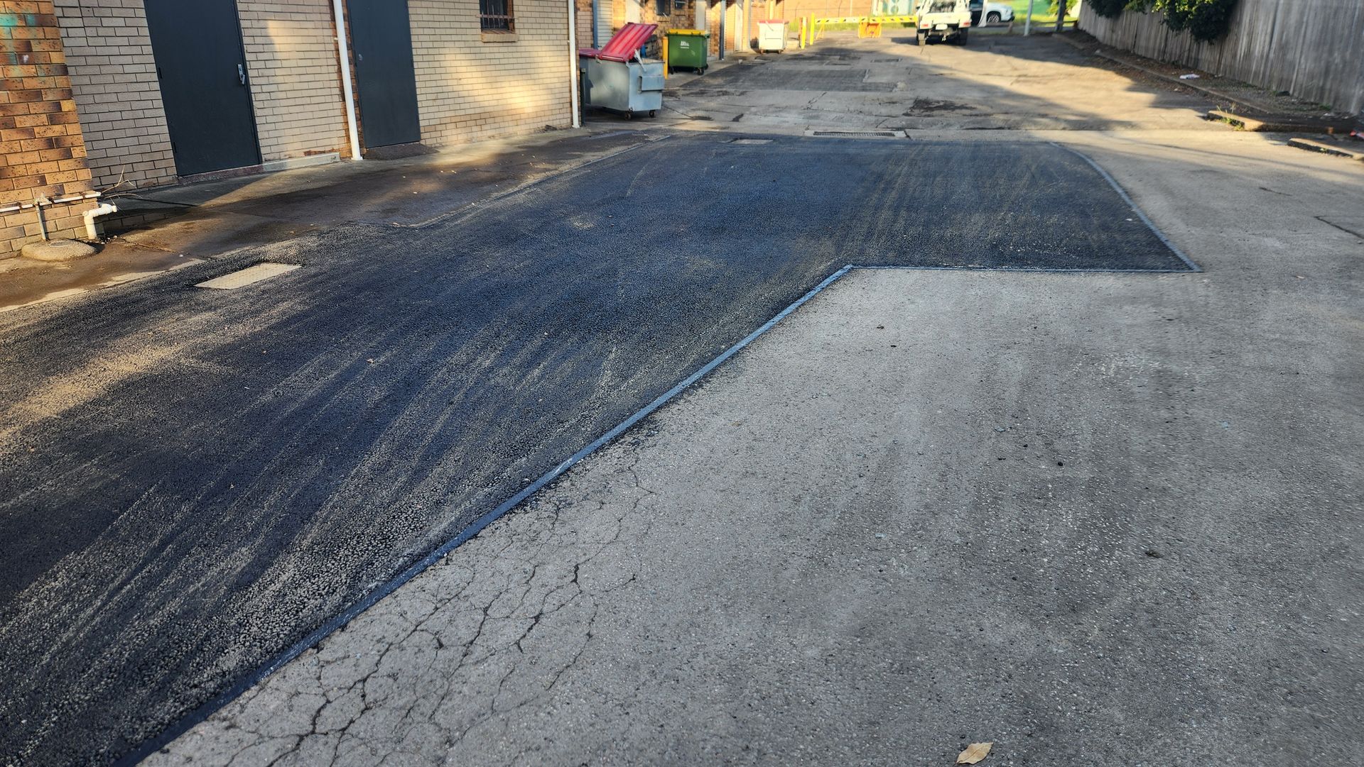 Road Repair — TAC Asphalt Services in Warners Bay, NSW