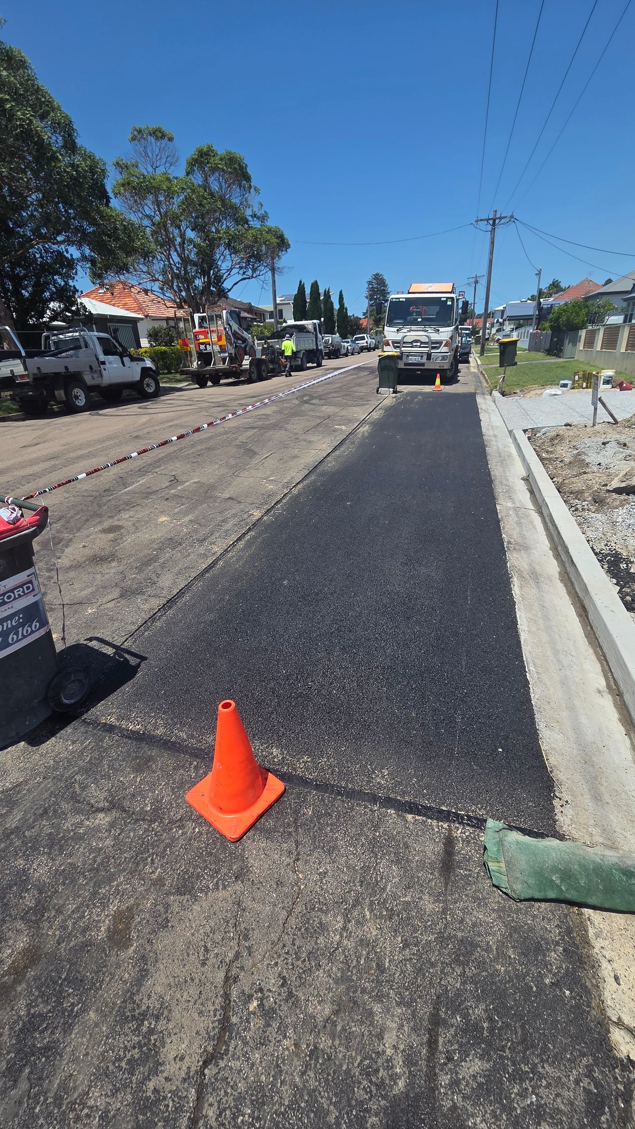 Road Construction — TAC Asphalt Services in Warners Bay, NSW
