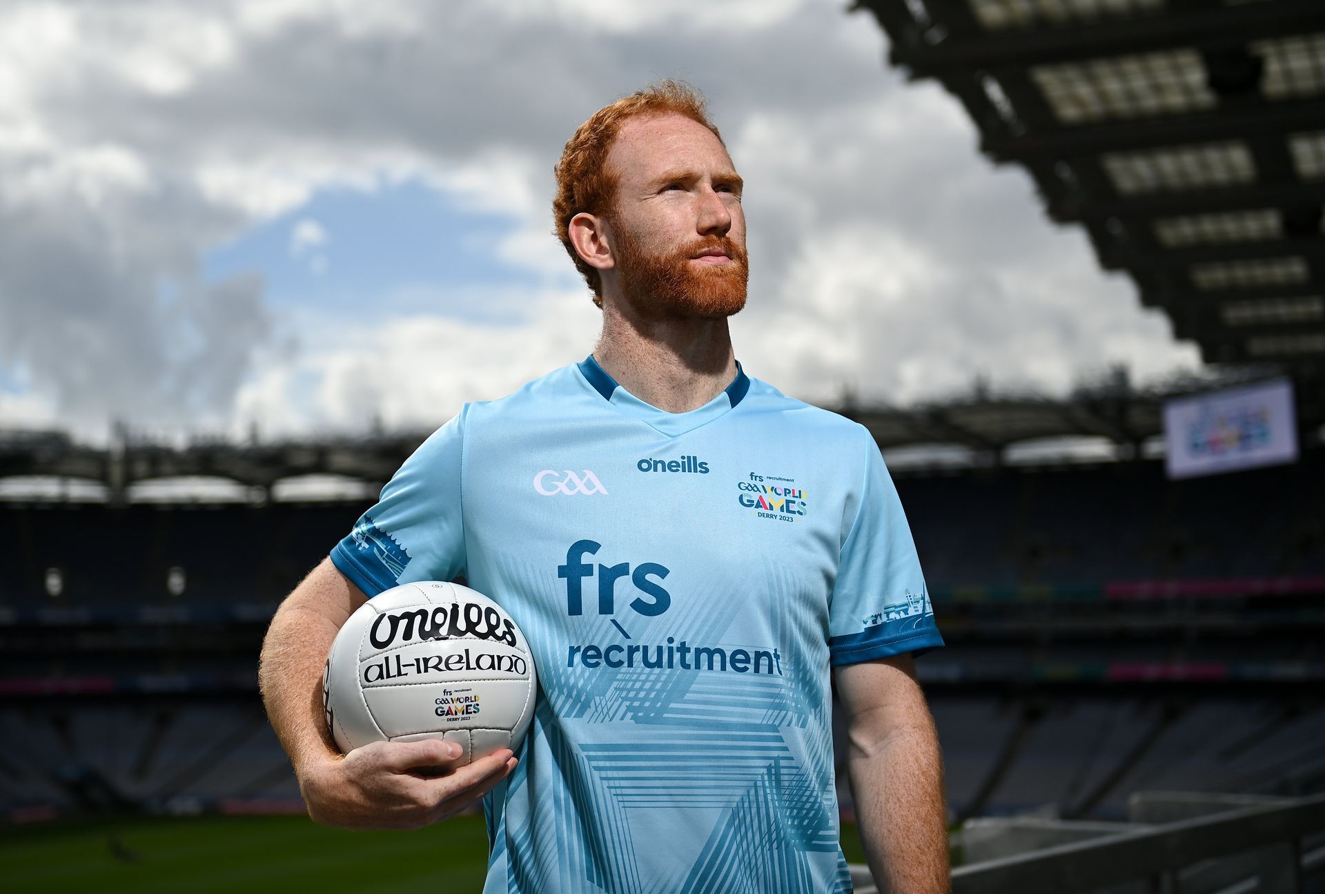 Conor Glass at FRS Recruitment GAA World Games Launch at Croke Park 