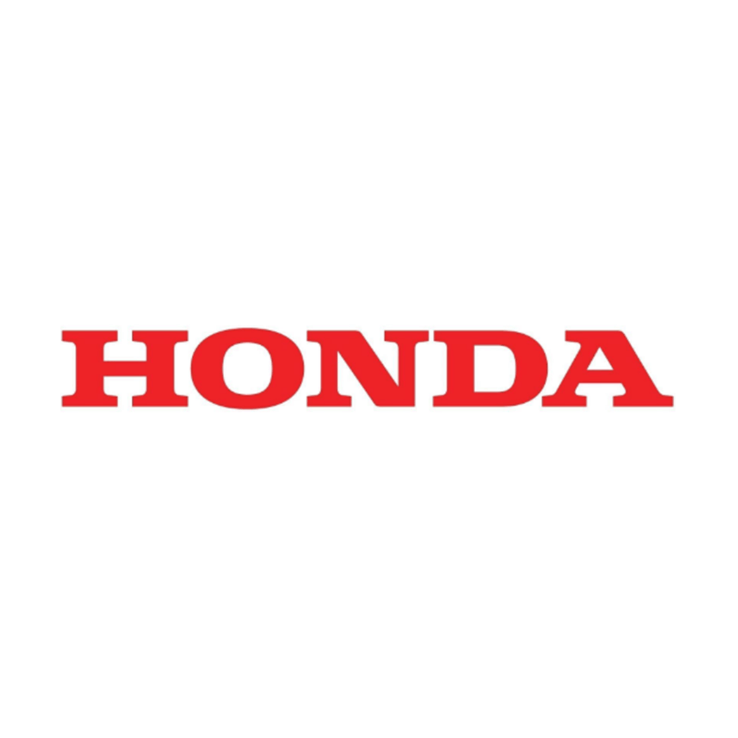 A red honda logo on a white background