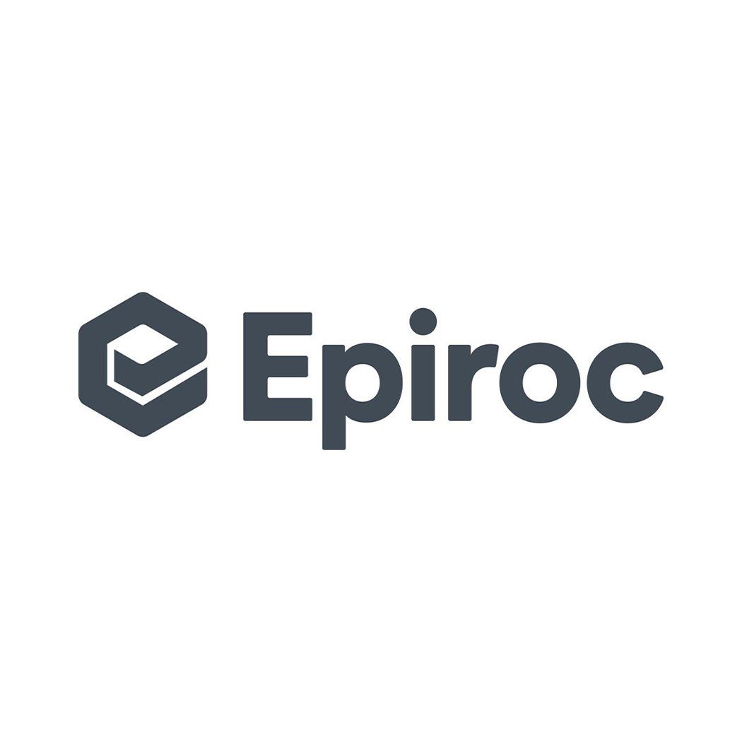 The epiroc logo is on a white background.