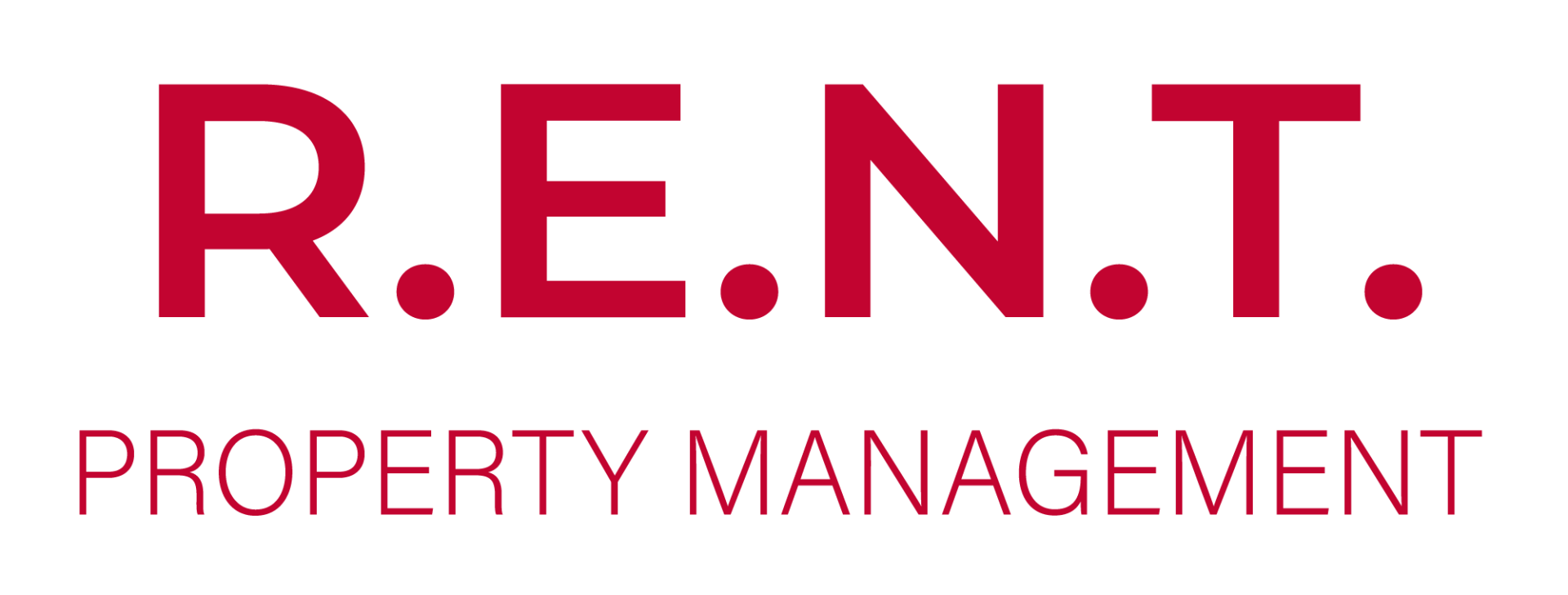 R.E.N.T. Property Management Logo - header, go to homepage