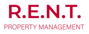 R.E.N.T. Property Management Logo - header, go to homepage