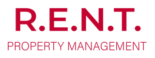 R.E.N.T. Property Management Logo - footer, go to homepage