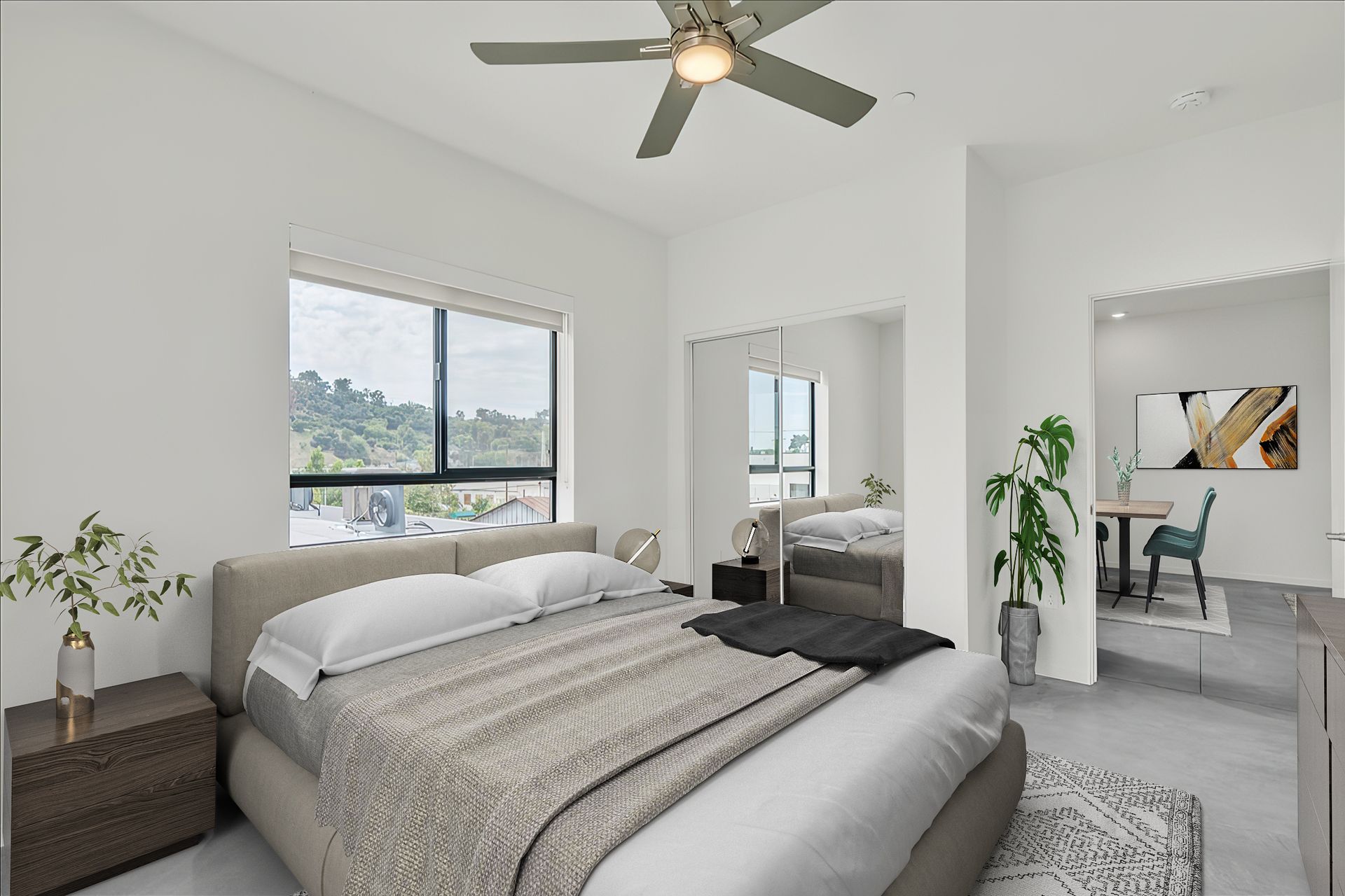 2 Bedroom 1 Bath, Bedroom