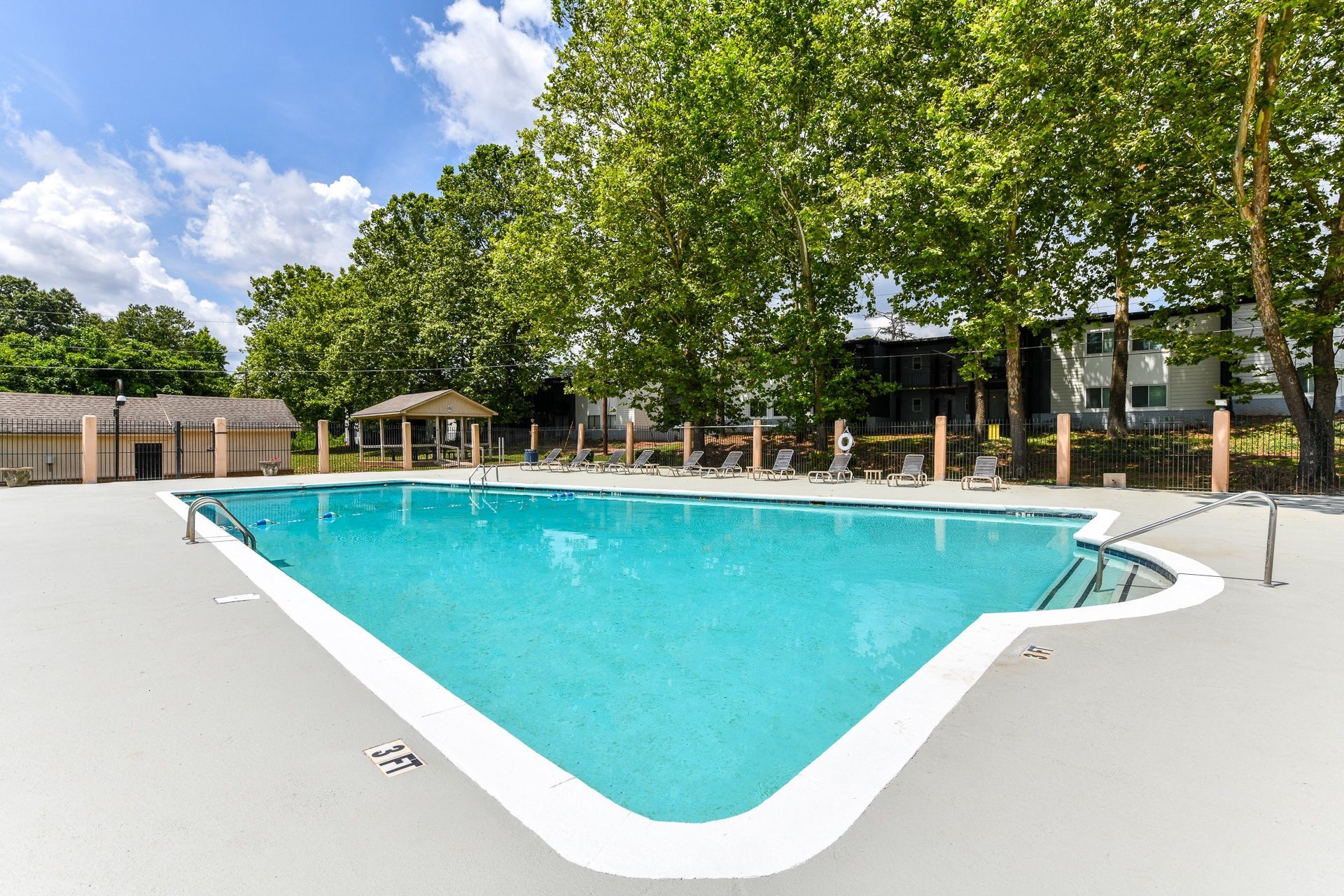 take a dip in our resort style pool