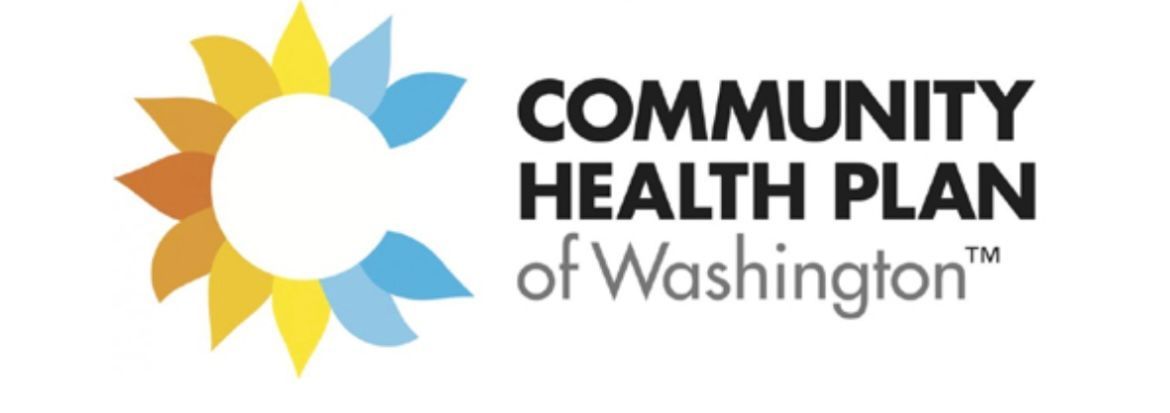 A logo for the community health plan of washington