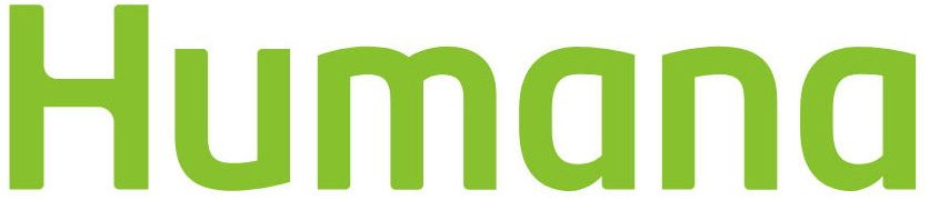 The logo for humana is written in green letters on a white background.