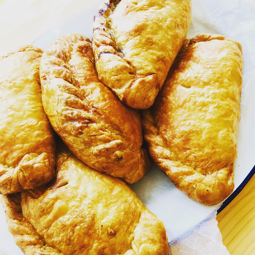 Cornish pasties baked daily in the Roundhouse Deli