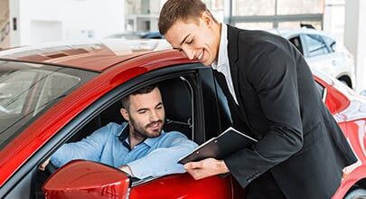 Man with Red Car - homeowners insurance in Huntington Beach, CA Man with Red Car - homeowners insurance in Huntington Beach, CA