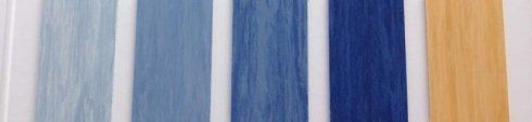 pavimento PVC sfumature di blu