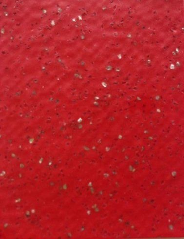 pavimento PVC gratinato rosso