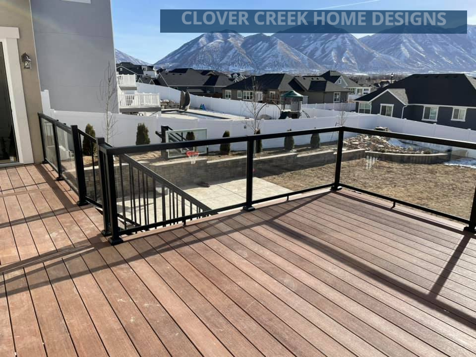 Installed Deck — Mona, UT — Clover Creek Home Designs