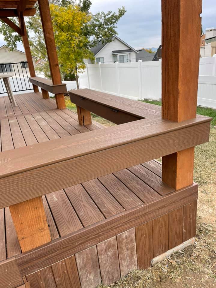 Deck and Fence — Mona, UT — Clover Creek Home Designs
